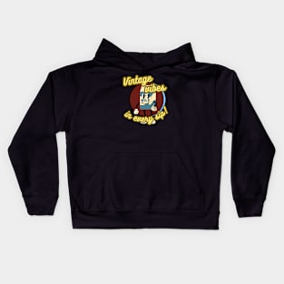 Vintage Vibes in Every Sip! Kids Hoodie